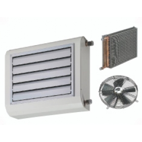 XT-HB axiál ventilátoros thermoventilátor melegvizes kaloriferrel